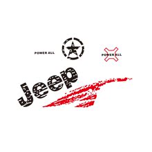 jeep自由侠车贴汽车贴纸改装拉花1
