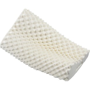 莲亚LIENA越南芽庄进口天然乳胶枕头纯乳胶按摩波浪颈椎枕送套