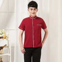 Красный, короткий рукав