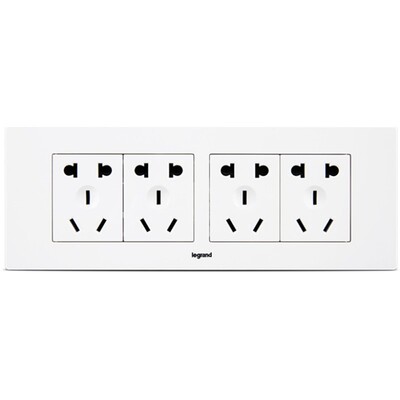 罗格朗tcl118开关插座三孔