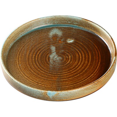 dxc复古陶瓷盘子菜盘汤盘凉菜盘