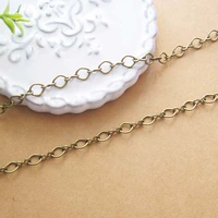 Бронзовый цвет 5mm80 Circle Chain