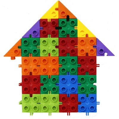 童心塑料益智3岁积木宝宝以上