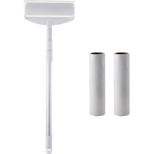 粘毛器可撕式滚筒地板地毯沾毛器 黏毛粘尘纸滚轮吸毛粘头发神器