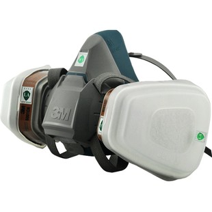 3M防毒面具6502QL防毒气体化工放毒面罩打农药甲醛喷漆专用防护罩