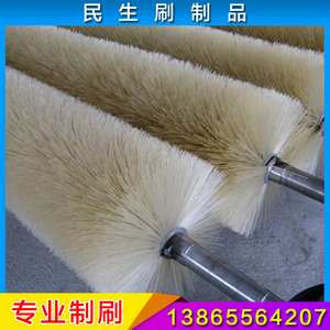 优质耐磨尼龙辊刷 适用各种清洗 清扫 除尘 抛光打磨除锈机械配置