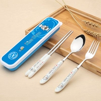 Dingdang Blue Box (палочки для еды+ложка+вилка)