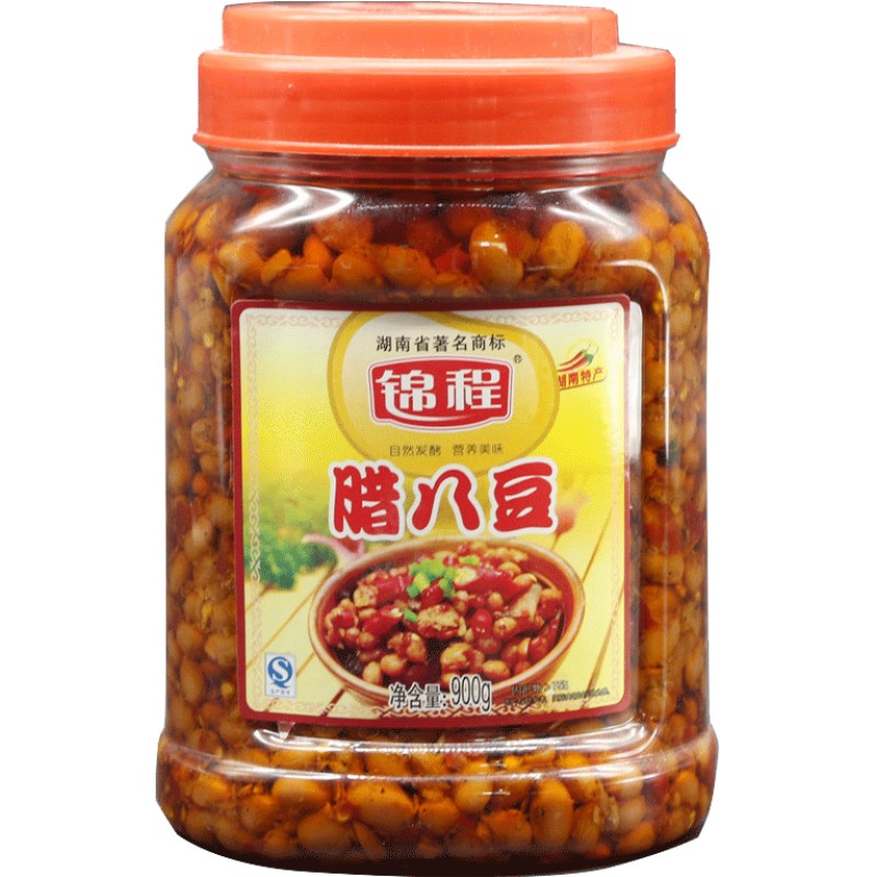 锦程腊八豆900g湖南特产香辣