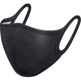 纯棉口罩男女透气秋冬季布潮款高颜值个性可水洗黑色防风防寒保暖