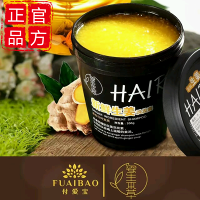 付爱宝姿生本草栀优ZHIYOU新鲜生姜洗发水洗发润发柔顺柠檬护发素