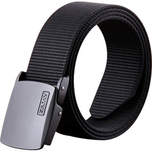 战术鸟P4(高端)自动扣帆布腰带 尼龙皮带男休闲工装裤编织裤带潮