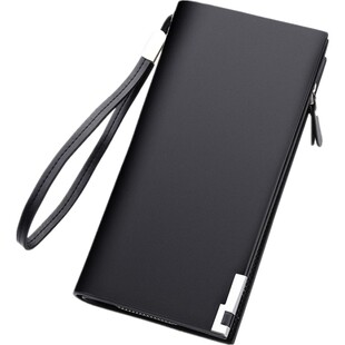 钱包男长款拉链手包时尚多功能商务青年手拿包多卡位男士手机包潮