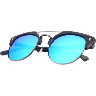 孙红雷同款KHOTY木纹大框复古偏光开车驾驶墨镜男近视炫彩太阳镜