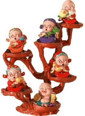 财神开业客厅玄关小摆设乔迁礼品