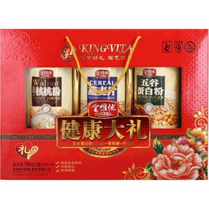 金惟他中秋节送礼高钙核桃粉燕麦片营养品礼盒中老年人父母爷爷奶