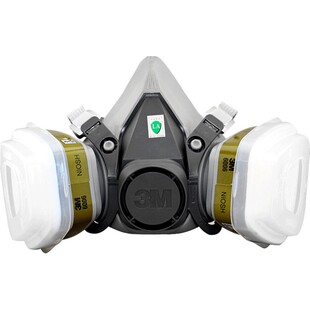 3M6200+6006防毒面具套装甲醛装修实验喷漆化工多功能防毒面罩