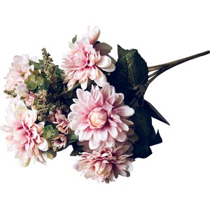 阑珊树-大丽花束 大把束餐桌仿真花 天竺牡丹 观音菊假花客厅花艺