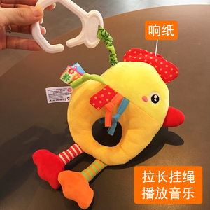 绒儿63安婴生转儿婴玩床具-音12月玩铃床铃响-旋具个件新乐挂毛抚