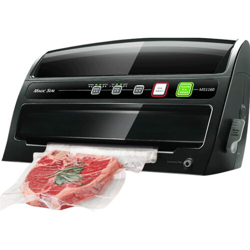 美吉斯真空包装机商用小型家用抽真空封口机全自动干湿食品塑封机