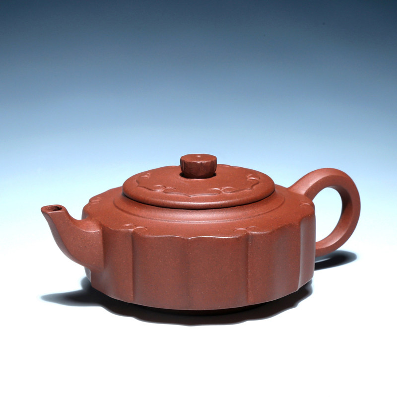 宜兴紫砂壶泡茶壶茶具名家范佳手工壶原矿底槽青230cc平盖如意壶