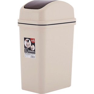 塑料小号垃圾桶家用长方形厕所卫生间窄边客厅卧室有盖夹缝垃圾筒