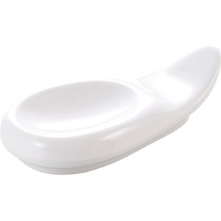 扬格筷子架摆台双用筷架筷托汤勺托筷子托密胺酒店用品白色玉晶瓷