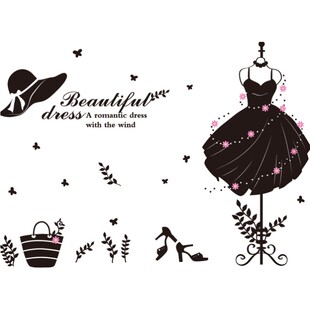 儿童房衣柜门翻新贴纸墙贴画壁纸自粘女孩卧室墙面装饰房间3d立体