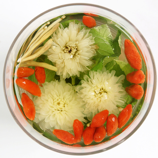 金银花花茶决明子枸杞菊花茶茶包下火凉茶泡水喝的东西清火养生茶