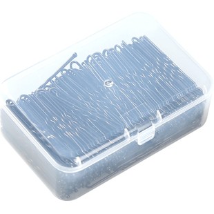 黑色u型夹发簪盘发发夹丸子头卡子一字夹固定发卡头发小夹子头饰