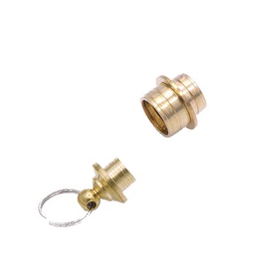 石木艺家DIY牙签筒配件 牙签罐纯铜中接 镶口帽 木工五金配件