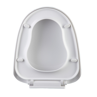 加厚PP马桶盖板通用老式缓降大U型40cm宽异型梯形坐便盖板马桶圈