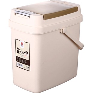 茶水桶废水桶塑料功夫茶具配件茶台垃圾桶家用排水桶小茶桶茶渣桶
