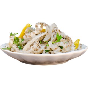 阿具一公斤某捞泡椒鱼皮凉菜五个口味鱼皮批发特色开胃凉菜方便菜