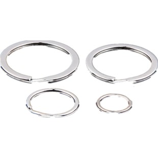 博友钥匙扣环圈钥匙圈环钥匙环小圈大圈男士配件锁匙小号不锈钢高