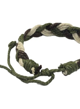 复古森系手环ins街拍编织绳