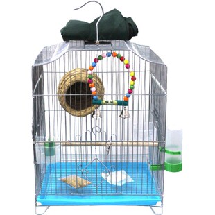 鸟笼大全虎皮玄凤牡丹鹦鹉八哥大鸟家用繁殖专用大号特大号鸟笼子