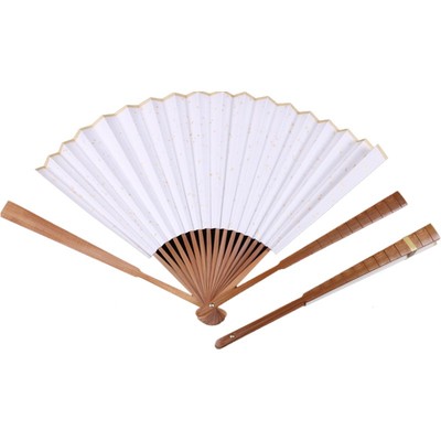 毅泰非遗漂漆扇子宣纸折扇中国风