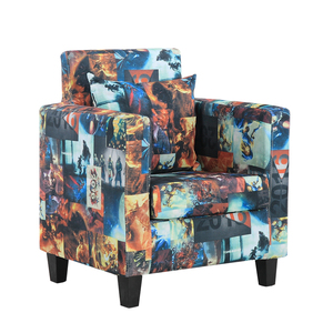 小户型布艺卧室网吧网咖电脑沙发家用酒店酒吧会客休闲单人沙发椅