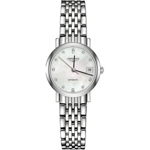 Longines浪琴正品手表女 博雅系列镶钻自动机械女表L4.309.4.87.6