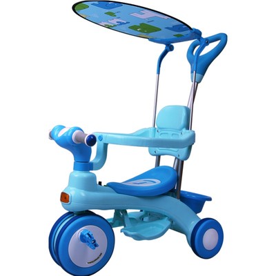 米蓝图宝宝儿童三轮车手推车小孩童车脚踏车婴幼儿童自行车1-3岁