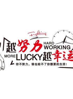 班级教室文化高三初中新学墙贴纸