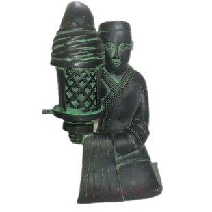 青铜器长信宫灯仿古摆件书房书桌装饰品 青铜器人物摆件特价