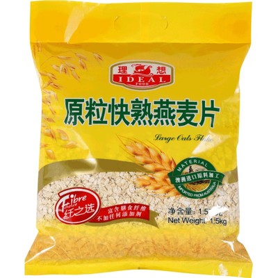 理想原粒1500g新旧随机发燕麦片