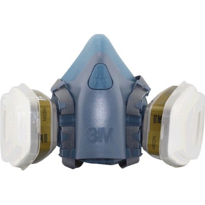 3M7502防毒面具硅胶酸性气体氯气