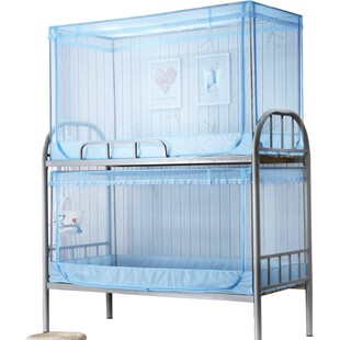 单人床寝室上铺下铺学生蚊帐子母床0.8m宿舍上下床0.9米拉链蚊帐