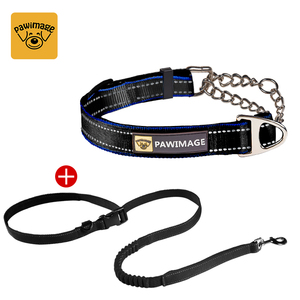 狗狗半P链项圈狗绳拉布拉多金毛狗脖圈狗套链子大型犬狗圈防爆冲