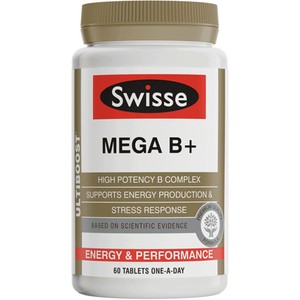 swisse澳洲b群b族维生素b片vb进口b12维生素b6男b7维b复合维生素