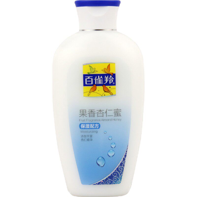4瓶百雀羚 凤凰果香杏仁蜜165ml *4清爽不油腻身体乳浴后乳女正品