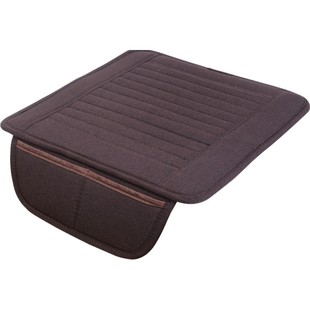 布兜BD103亚麻椅垫 办公室坐垫电脑老板椅垫椅子垫前部遮挡兜垫子