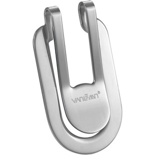 丹麦vanlemn超薄创意时尚钱夹不锈钢零钱包男士美金夹钞票夹出国